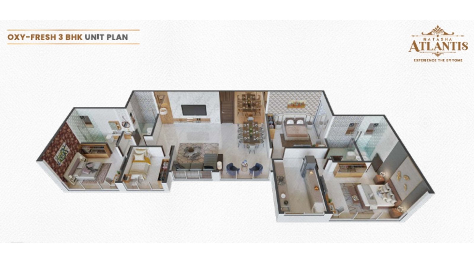 Natasha-Atlantis-Floor-Plan-3 BHK-952 Sqft